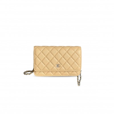 CHANEL CAVIAR QUILTED WALLET ON CHAIN WOC AP0250 (19*13*3cm) 